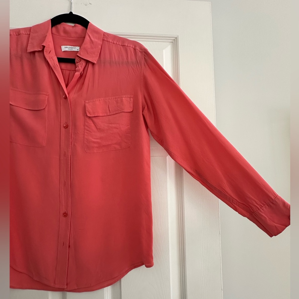 Women’s Equipment coral blouse